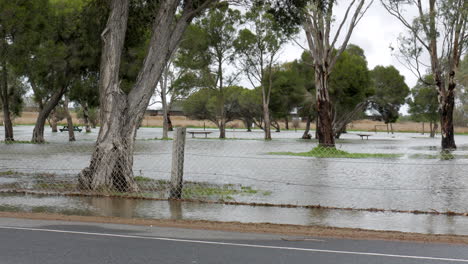 Flood-waters-in-a-suburban-park