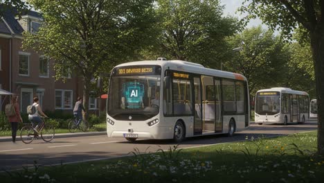 innovative public transportation: future smart buses utilizing ai technology for enhanced urban mobility and sustainable public transit solutions