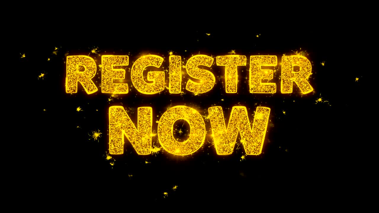 이제 검은 바탕에 텍스트 스파크 입자를 등록합니다.