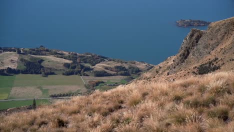 scenic mountain and lake landscape