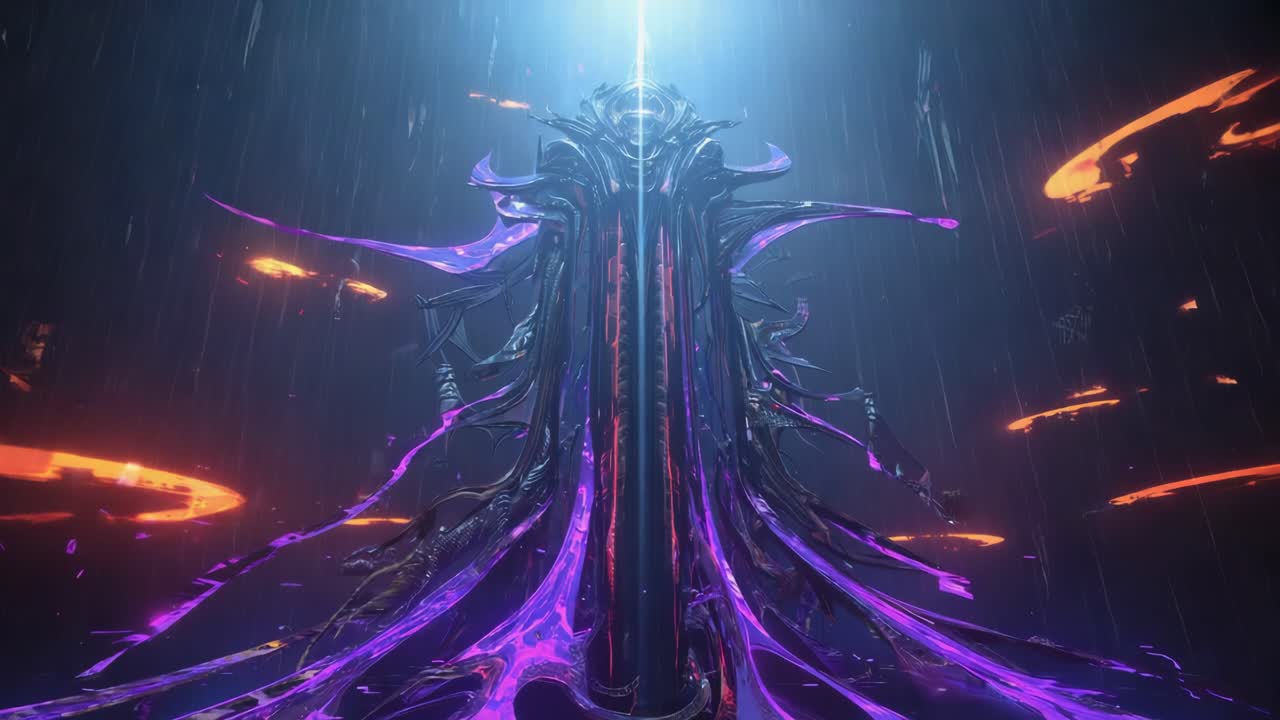 Luminous Sci-Fi Fantasy Structure