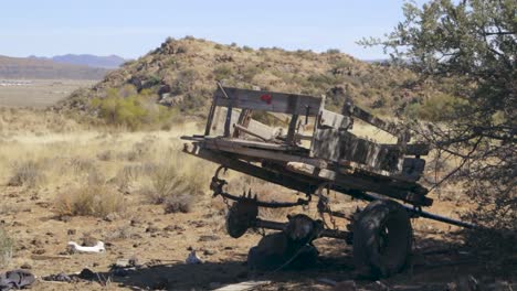 slow motion 60 fps old broken down donkey car