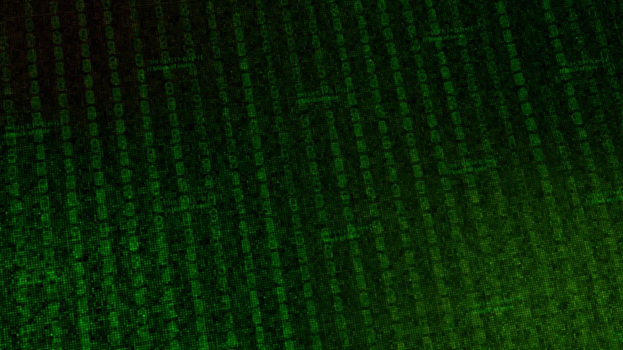 Green Digital Code Display