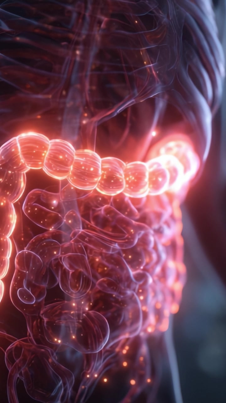 Visualizzazione Anatomica del Sistema Digerente Umano: Esplorando in Dettaglio le Intricate Strutture e Funzioni del Tratto Intestinale