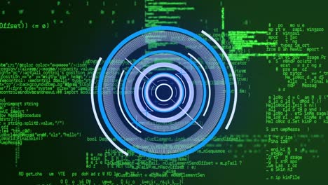 Animation-of-scope-scanning-over-data-processing