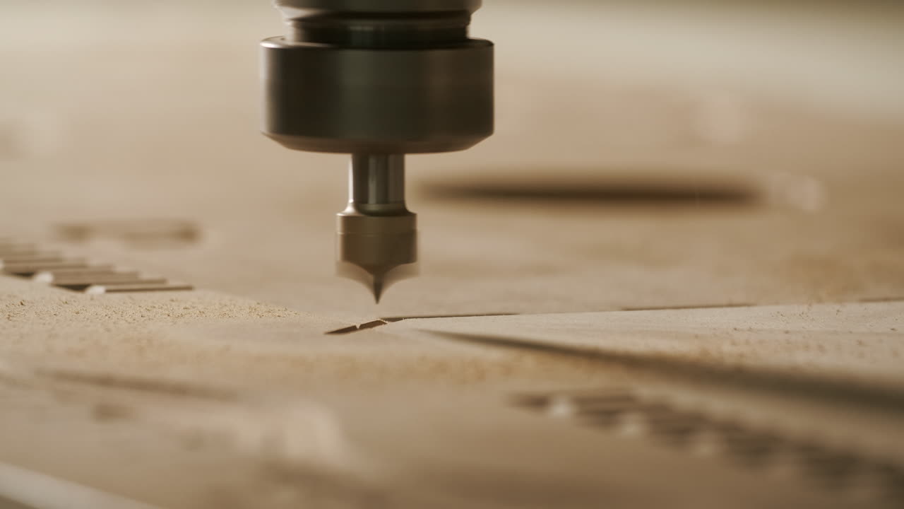 proceso de tallado en madera por cnc