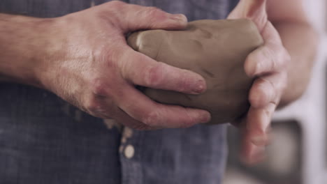 the pitter patter of a potter's hands