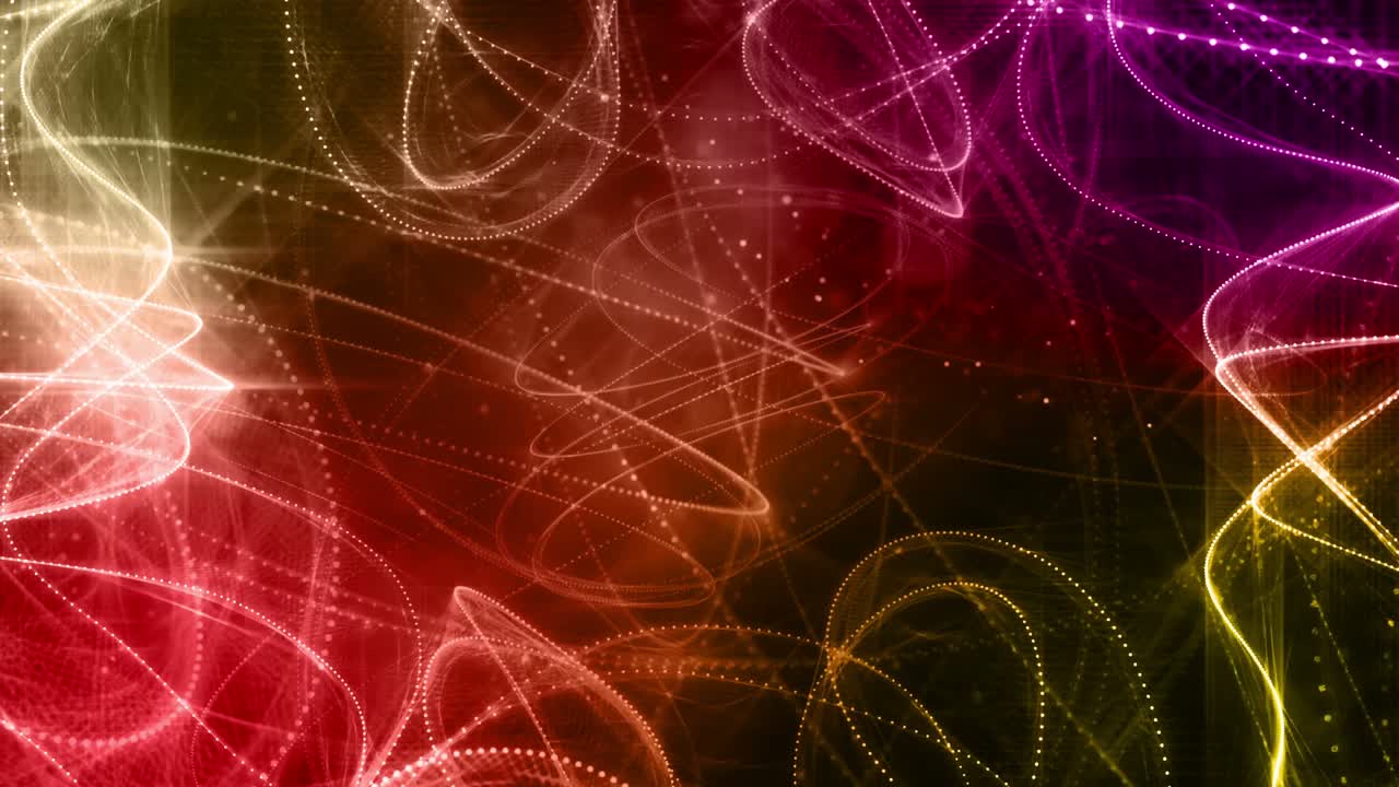 fondo de representación 3d basado en compuestos de partículas animadas