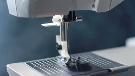 sewing needle in slow motion.