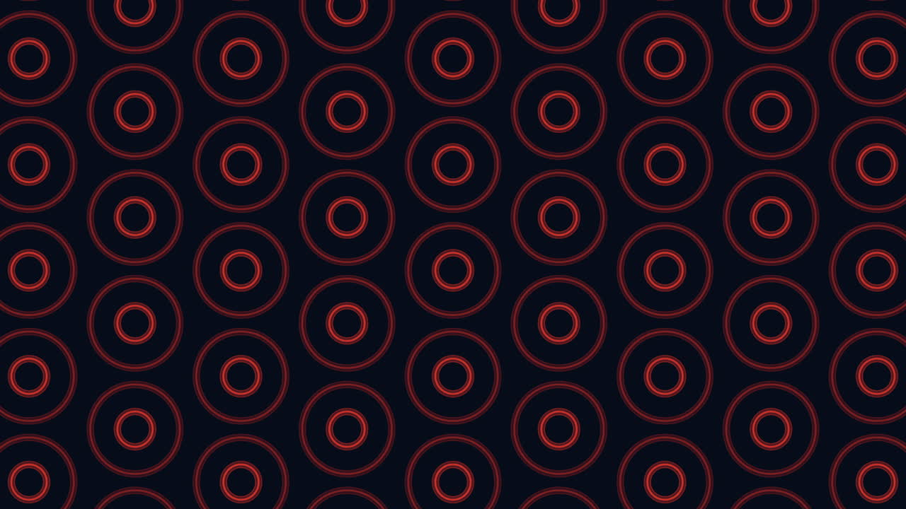 Mysterious blue circle pattern with glowing light effect on dark background
