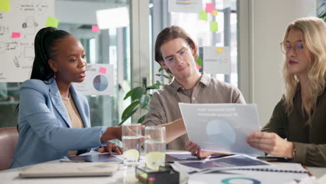 business team collaborating during a meeting