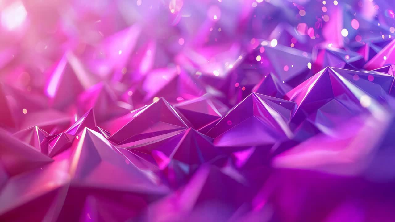 formas geométricas abstractas en rosa y púrpura