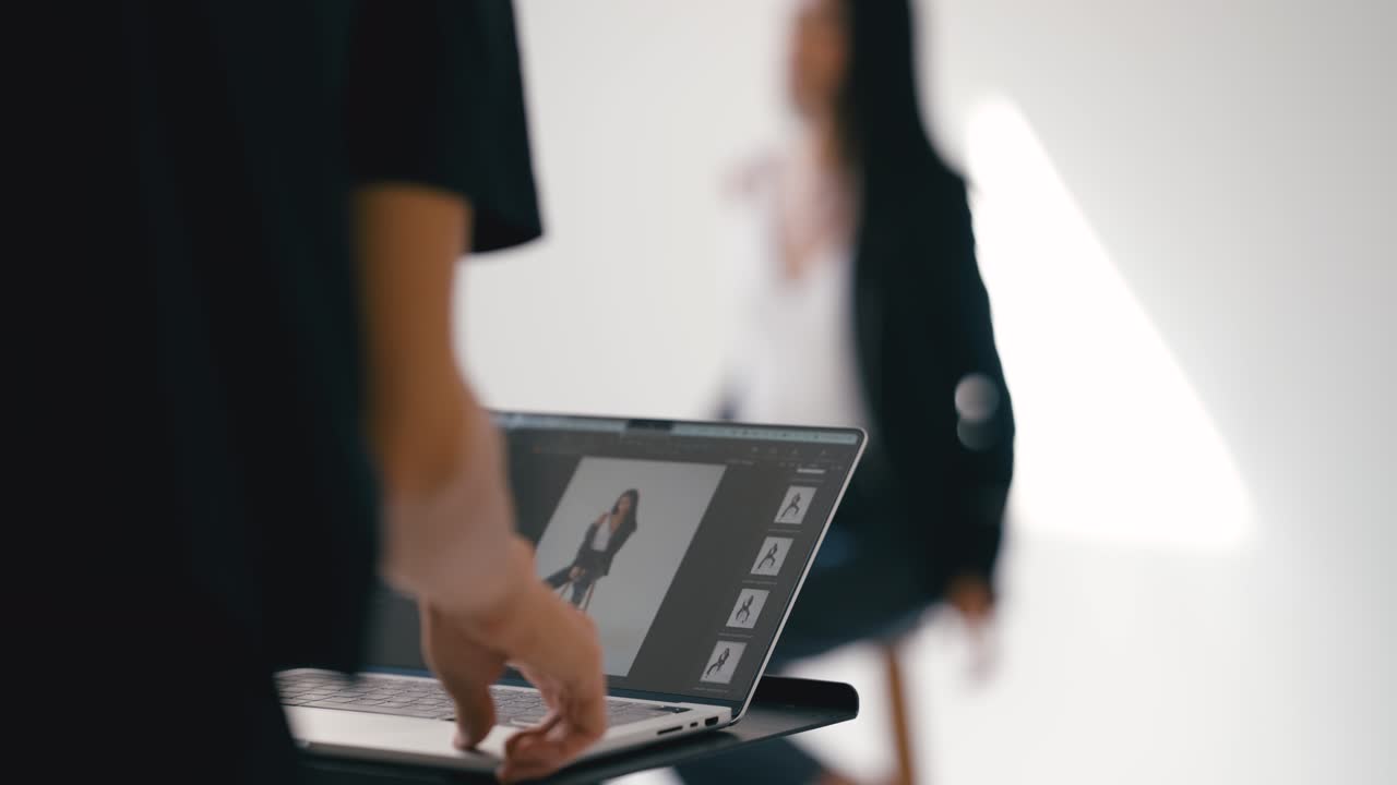 Modefotografering i studiet