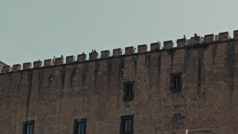 ancient battlements, castel nuovo, naples