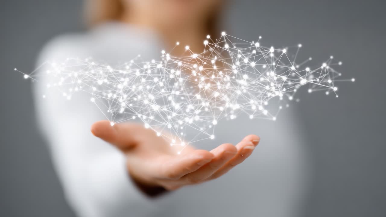 Explorando as Minúcias das Conexões Digitais: Um Olhar sobre o Mundo do Networking Através de uma Visualização de Interações de Luz e Dados
