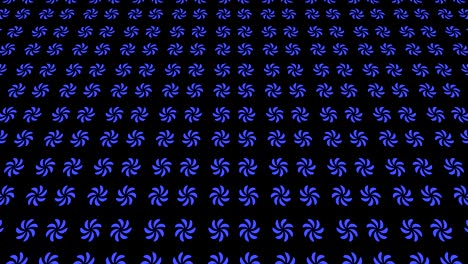 graphic video pattern with geometric figures that tilts up and moves.