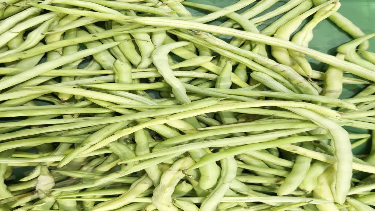 Close-up View of Fresh Green Beans