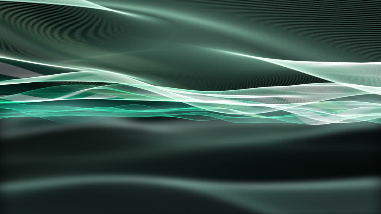 Fantastic animation with particle wave object in slow motion, 4096x2304 loop 4K