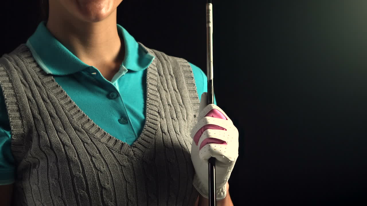 매력적인 골퍼 미소