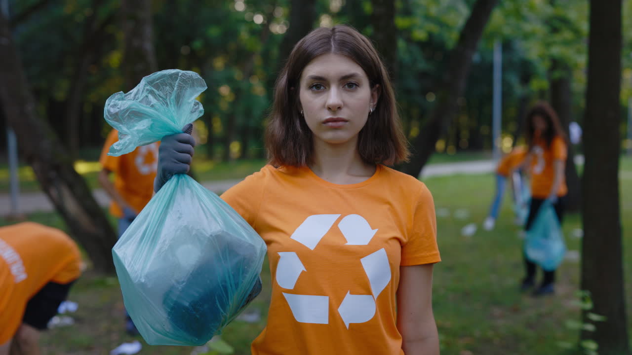 Volunteers Cleaning Up the Park