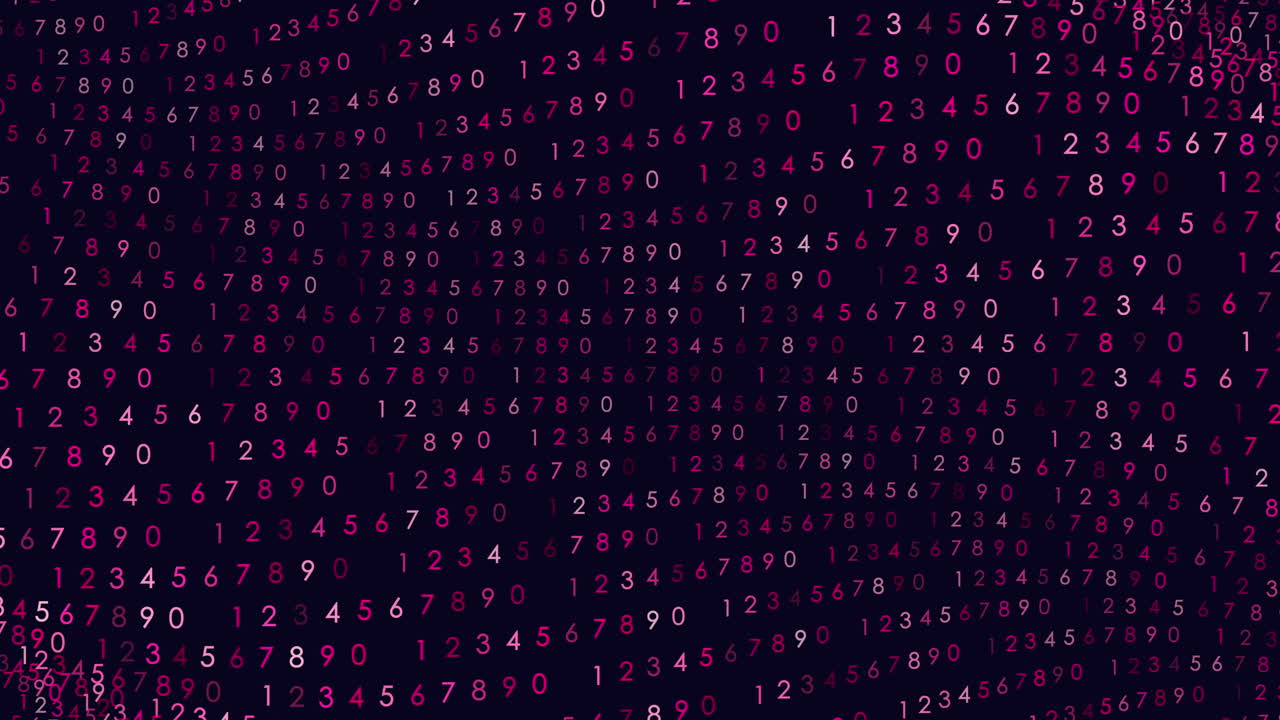 Matrix binary code in dark space