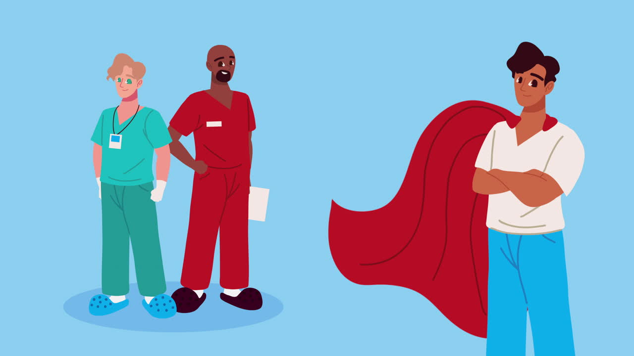 의료 영웅과 슈퍼 히어로 지원