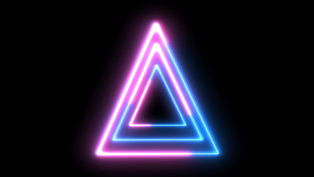 abstracto neón, led cuadrado, borde. renderizado colorido futurista