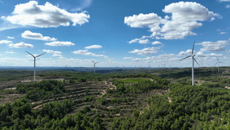 Pedestal-up-of-wind-turbine-producing-alternative-renewable