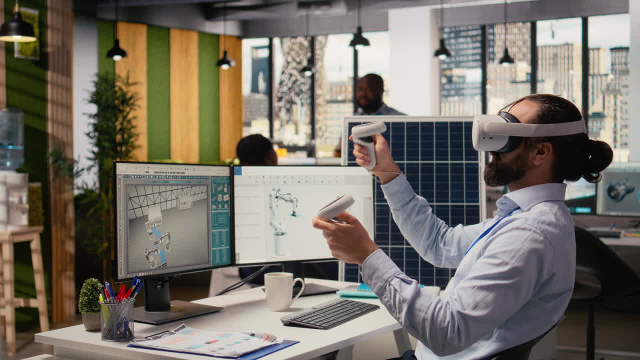 Sustainability Rd Expert Uses Vr Headset To Design Improved Solar Panels