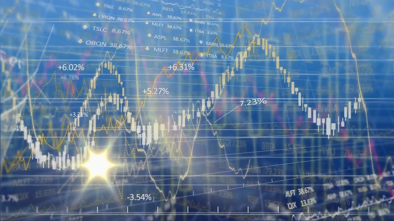 풍력 터빈에 대한 통계 및 데이터 처리 애니메이션