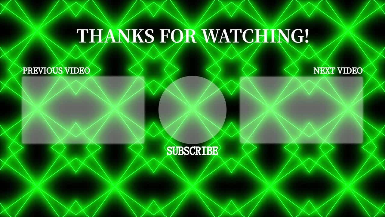 기하학적 패턴 검은 배경 엔드 카드 모션 그래픽