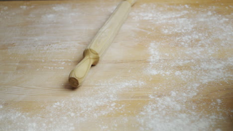 Board-for-kneading-dough-and-rocking-chair.-Baker's-workplace