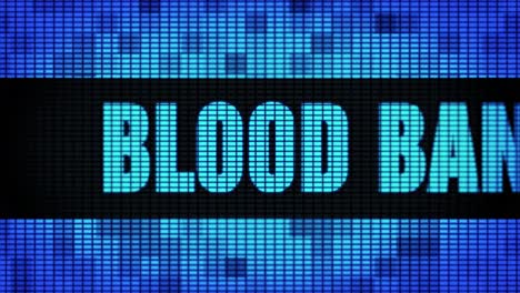 Blood Bank Display