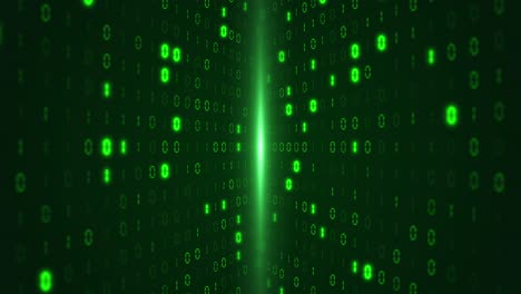 schermo a colori verde con codice numerico digitale