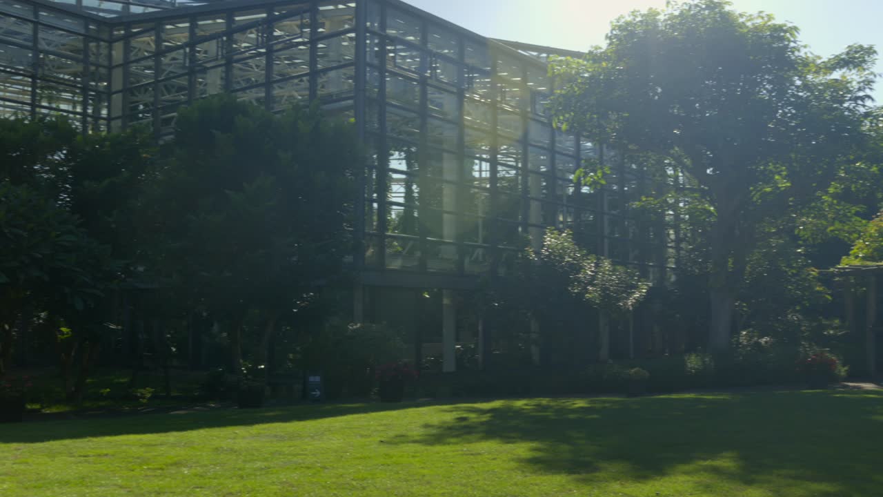 오키나와 나하 현의 온실 식물 생태 일본 열대 꿈 센터 여름날 일본 정원 젠 평화