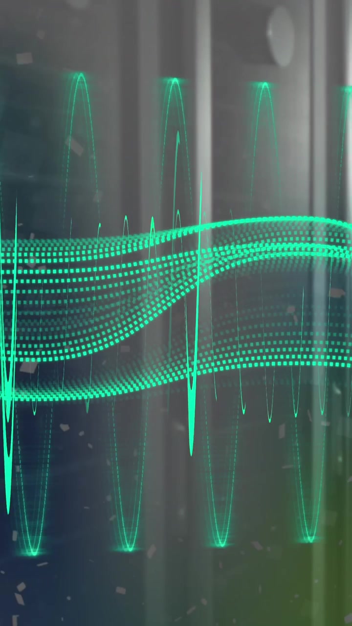 Animation of data processing over computer servers