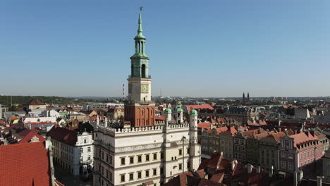 Aerial-view-on-Poznan-main-square-and-museum-of-history