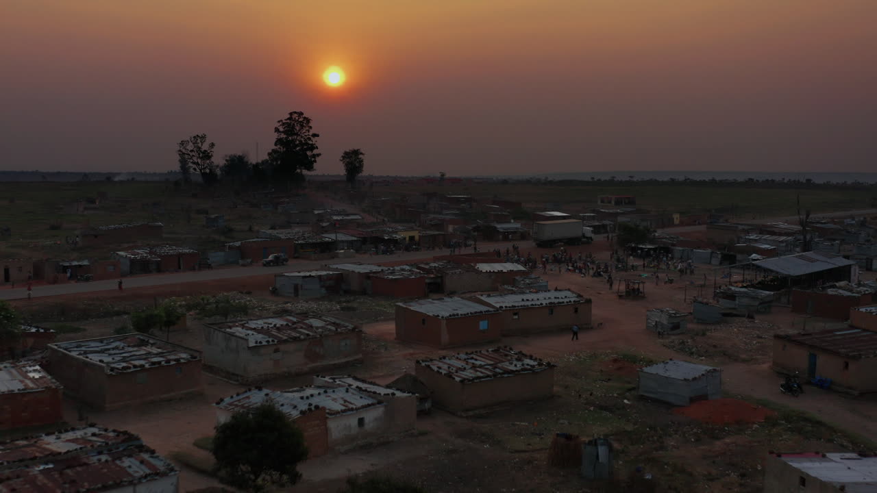traveling front in a small African village, Angola 11