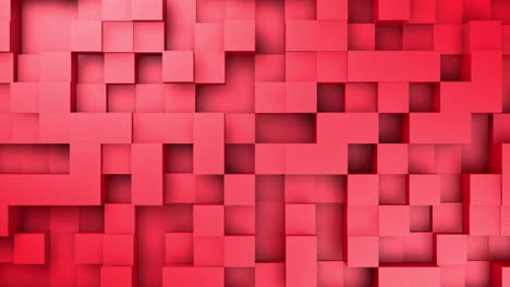 cubos abstractos en movimiento movimiento aleatorio de fondo en bucle. animación 3d 4k v24