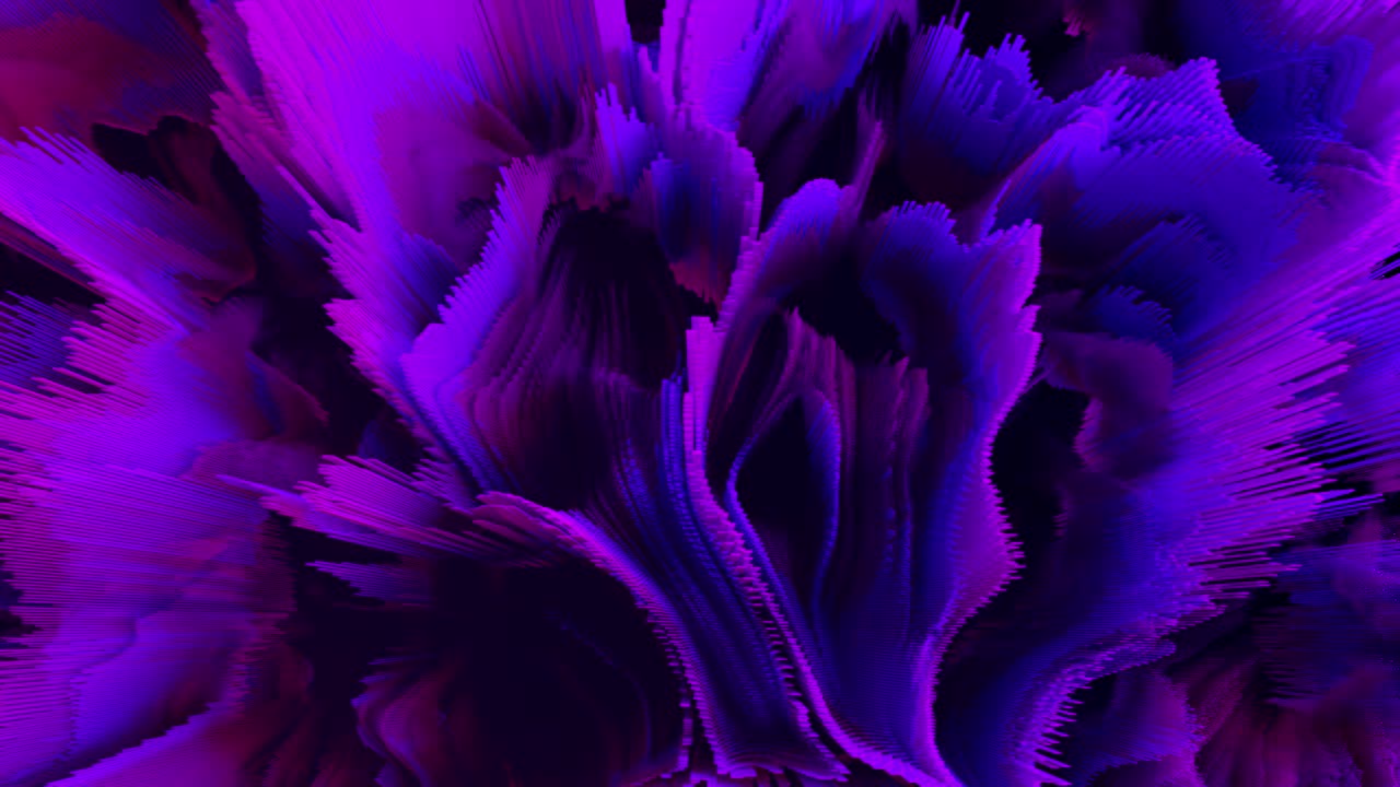 animación con temas de ciencia ficción abstractos en 4k.