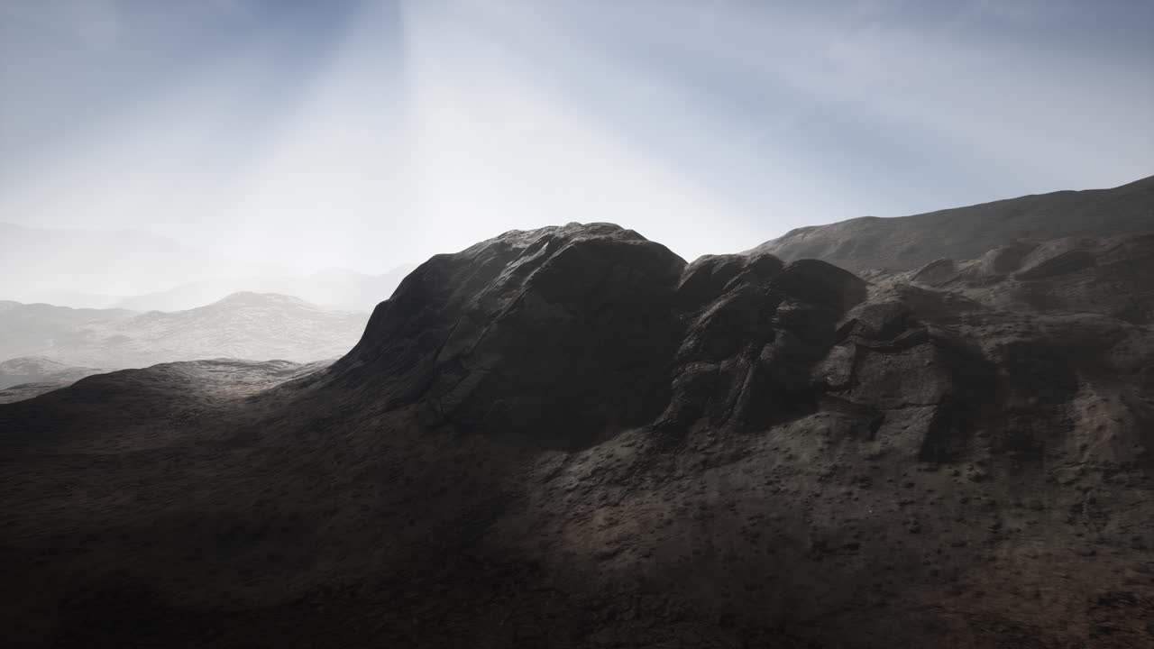 높은 고도 의 산악 풍경