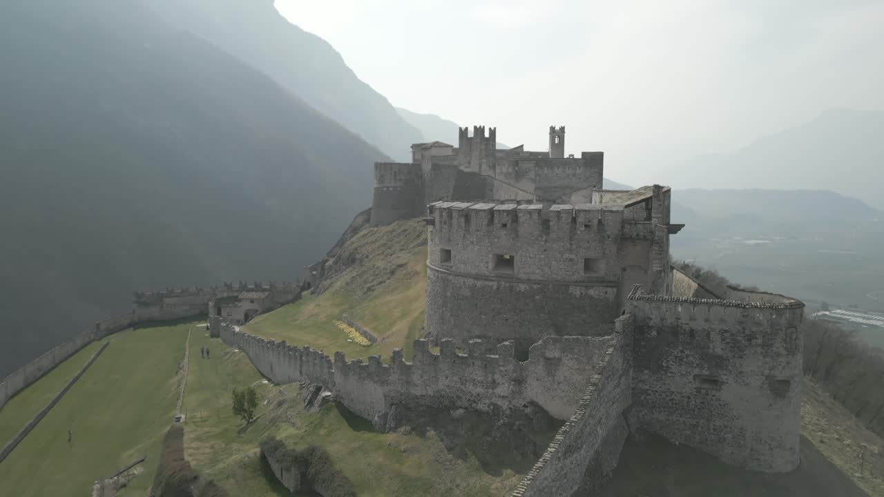 Cinematic drone footage of the stunning Castel Beseno in Trentino.