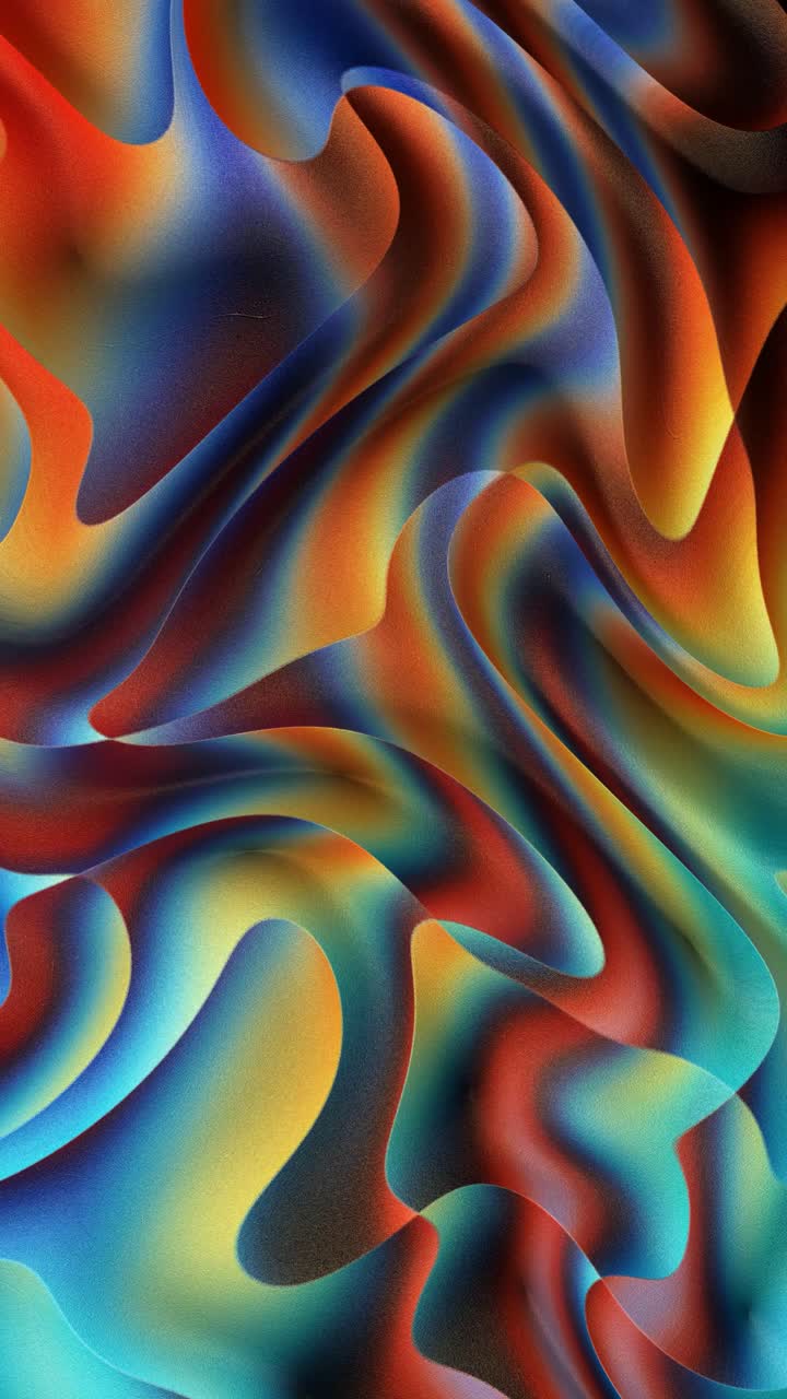 Motivo a gradiente astratto, ondulato e colorato che scorre senza soluzione di continuità