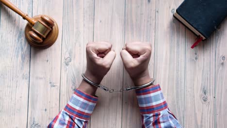 arresto, la ley y la justicia