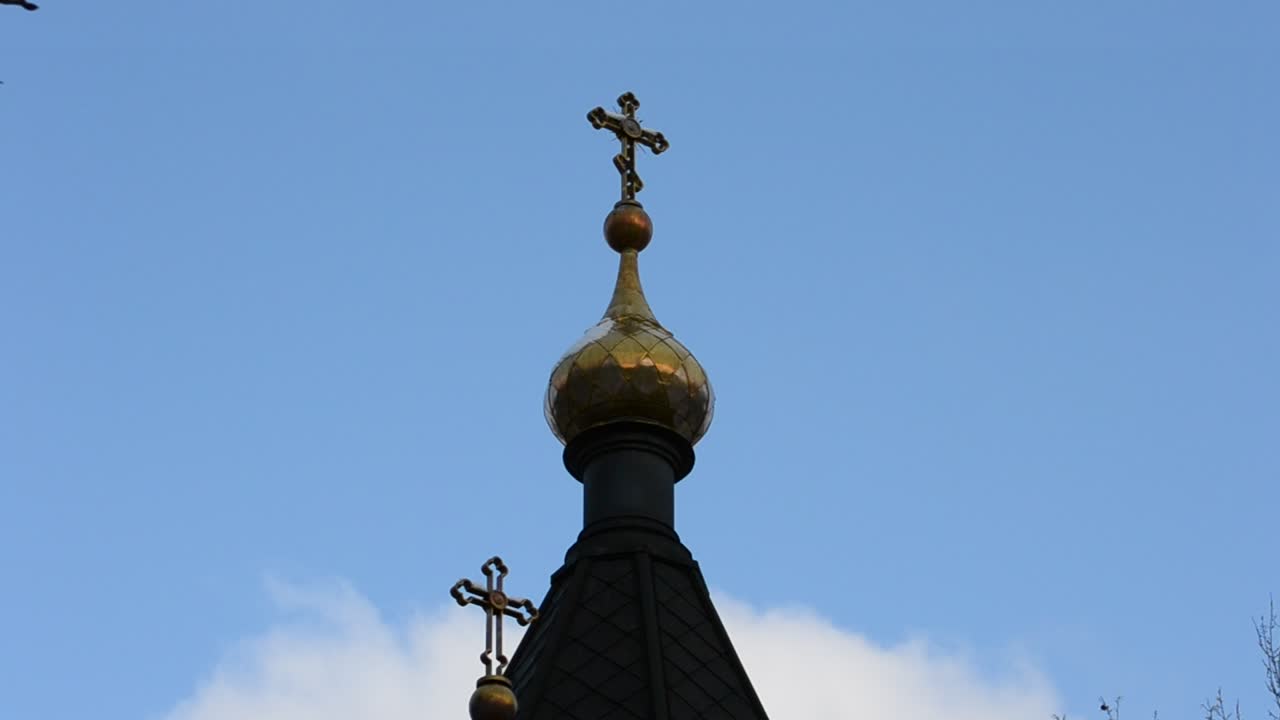 cross against the sky