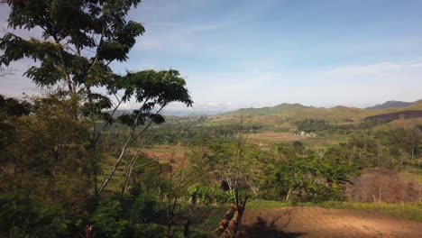 view of the benabena territory in papua new guinea