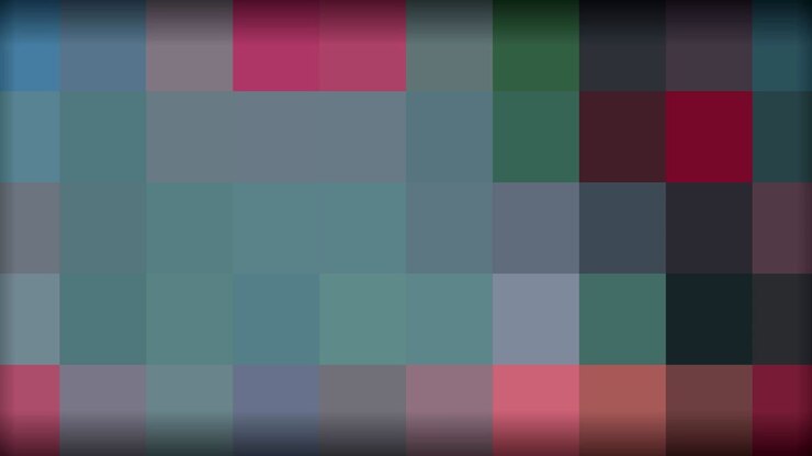 multicolor background of pixels in motion