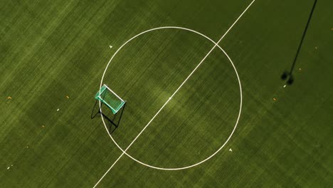 Norway-Lofoten-Football-field-stadium-in-Henningsvaer-from-above.