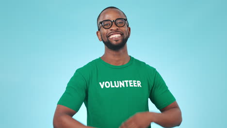 portrait, smile and black man