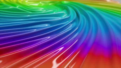 abstract rainbow liquid swirl